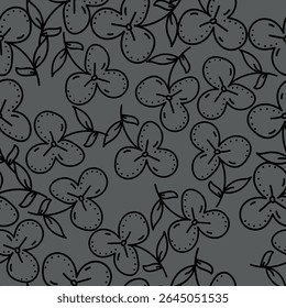 Imagen linda del patrón de la flor para la materia textil o la decoración de la pared
