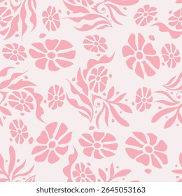 cute flower pattern image for fabric textile or wall decoration
