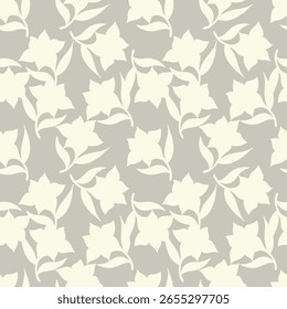 Imagen linda del patrón de la flor para la materia textil o la decoración de la pared
