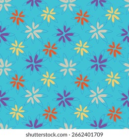 Imagen linda del patrón de la flor para la materia textil o la decoración de la pared	