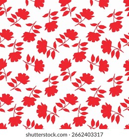 imagem de padrão de flor bonito para tecido têxtil ou decoração de parede	
