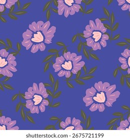 imagem de padrão de flor bonito para tecido têxtil ou decoração de parede
