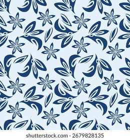 süßes Blumenmuster-Bild für Textil- oder Wanddekoration
