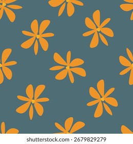 süßes Blumenmuster-Bild für Textil- oder Wanddekoration
