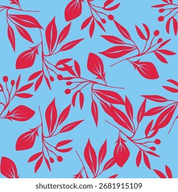 süßes Blumenmuster-Bild für Textil- oder Wanddekoration
