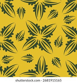 süßes Blumenmuster-Bild für Textil- oder Wanddekoration