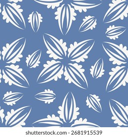 süßes Blumenmuster-Bild für Textil- oder Wanddekoration