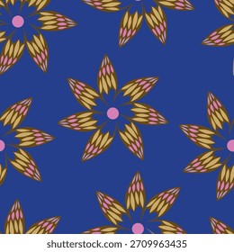 Imagen linda del patrón de la flor para la materia textil o la decoración de la pared
