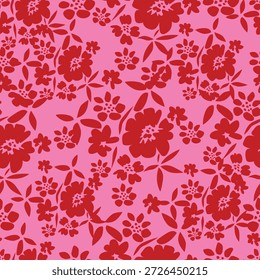 Imagen linda del patrón de la flor para la materia textil o la decoración de la pared
