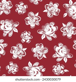 Cute flower pattern suitable for textile pattern,