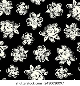 Cute flower pattern suitable for textile pattern,