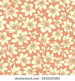 Cute flower pattern suitable for textile pattern,
