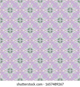 Cute flower pattern. Vector illustration drawn by hand for children's clothing, poster, textile, fabric, cover, wrapping paper. Scandinavian style.