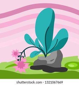 Cute flower poster