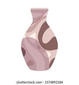 cute flower pot on white background vector illustration design