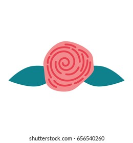 cute flower rose icon