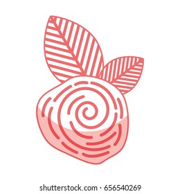 cute flower rose icon