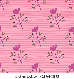Patrón de flores sin costuras. Resumen de fondo de escritorio interminable floral. Fondo botánico creativo. Ideal para el diseño de tela, impresión textil, envoltura, cubierta. Ilustración del vector