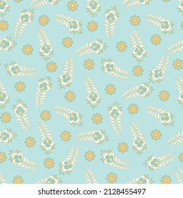 Patrón de flores sin costuras. Textura vectorial floral