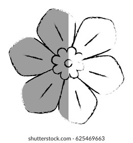 cute flower spa emblem