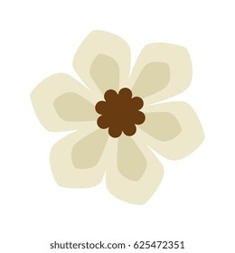 cute flower spa emblem