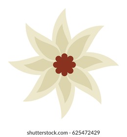cute flower spa emblem