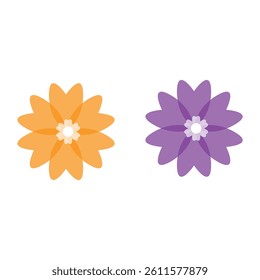 cute flower vector art illustration
