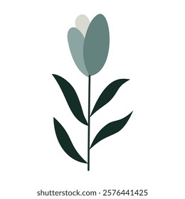Cute flower,cartoon, isolated, vector illustration, graphic design, flat 