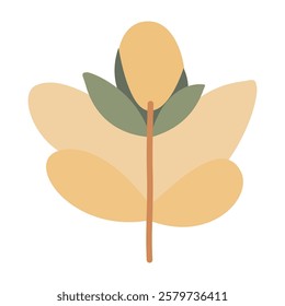 Cute flower,cartoon, isolated, vector illustration, graphic design, flat 