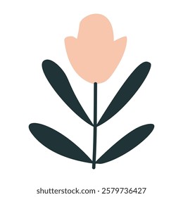 Cute flower,cartoon, isolated, vector illustration, graphic design, flat 