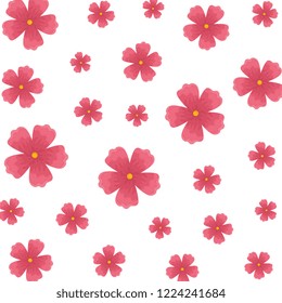 cute flowers decorative pattern