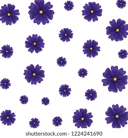 cute flowers decorative pattern