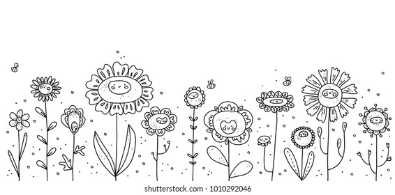 Download Flower Page Border Images Stock Photos Vectors Shutterstock