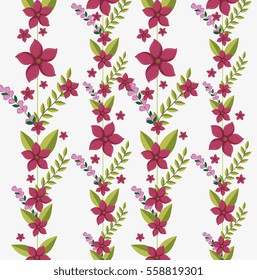 cute flowers frame background