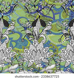 Cute flowers pattern with pleasant colors. vector Fashionable fabric pattern. Colour Spring Theme seamless pattern Background. Flat Flower Elements Design.