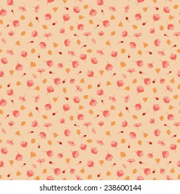 cute flowers seamless pattern