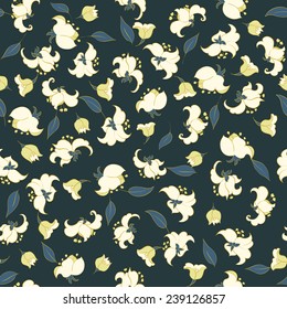 cute flowers seamless pattern