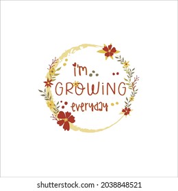 vector gráfico de la camiseta de flores lindas