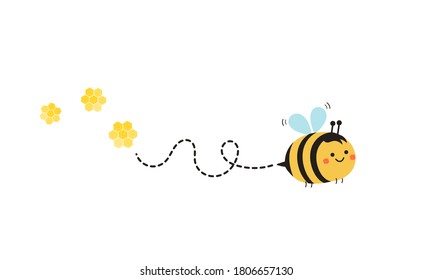 Download Cute Bee Logo High Res Stock Images Shutterstock