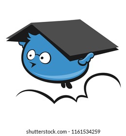 cute flying bird