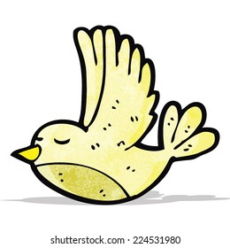 caricatura de un pájaro volador lindo