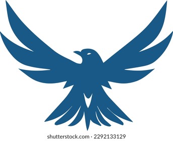 Cute Flying Bird Logo Design 