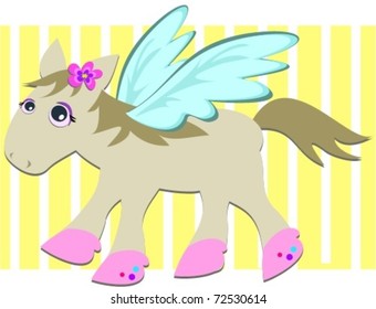 Cute Flying Pony