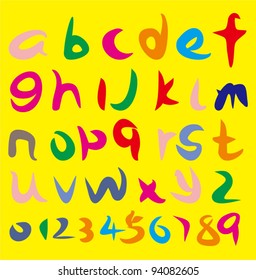 Cute font design