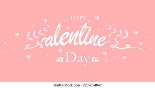 cute font welcome valentines day