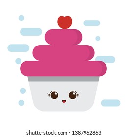 Cute Food Flat Icon Design