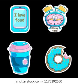 Cute Food Stickers