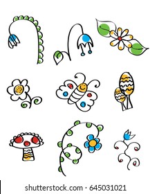 Cute forest set
