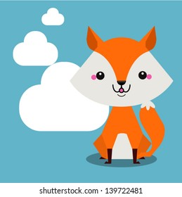 Cute fox
