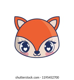 cute fox adorable character